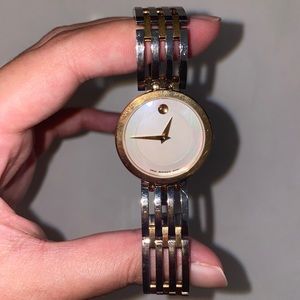 Pearl face Movado watch (women)